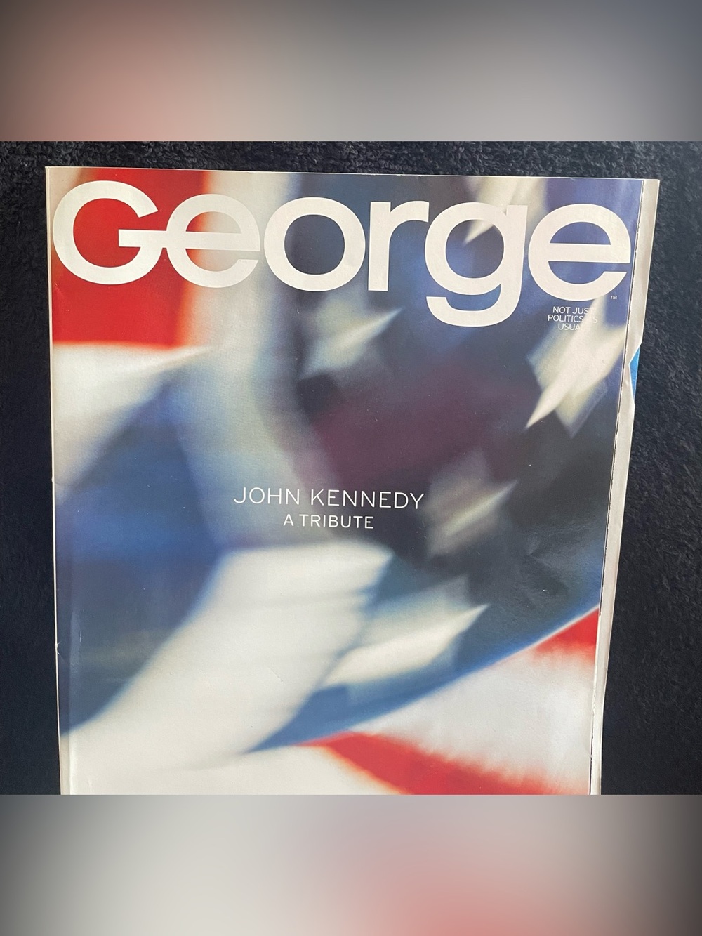 Vintage 1999 George Magazine John KennedyJr Tribute Cover